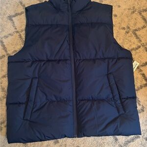 Men's Navy Puffer Vest